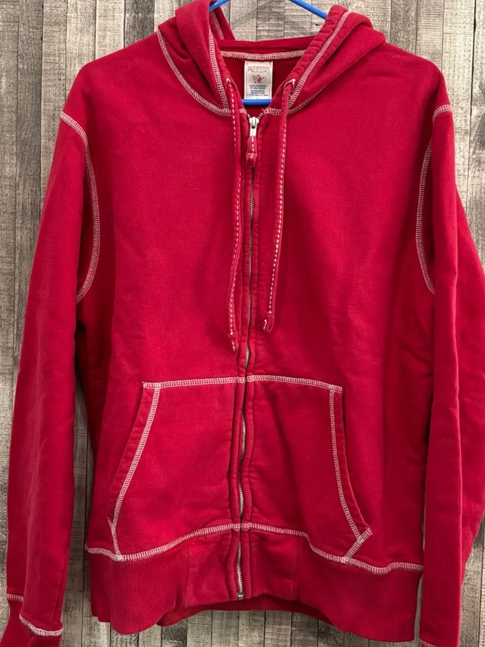 TRUE RELIGION ZIP BUDDAH HOODIE/VINTAGE VINTAGE VINTAGE